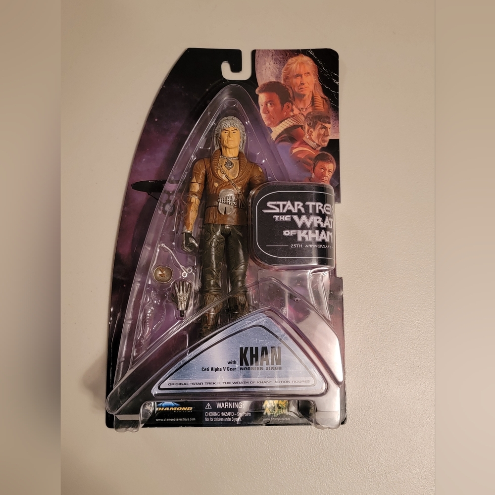 Khan Noonien Singh 2007 Star Trek The Wrath of Khan Action Figure LAST ONE!
